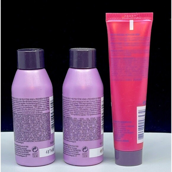 PUREOLOGY HYDRATE Shampoo & Conditioner + STYLE Smooth Perfection 3pc Travel Set - Picture 2 of 2